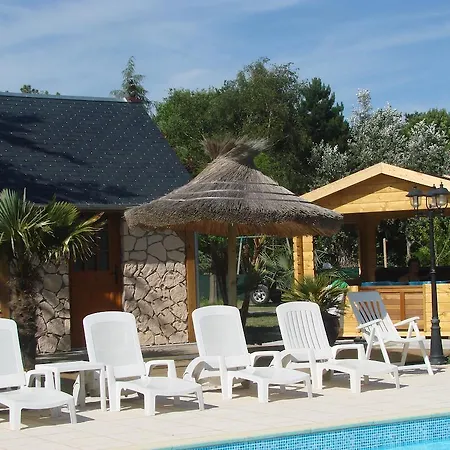 לינה וארוחת בוקר La Chaumiere Gouville-sur-Mer